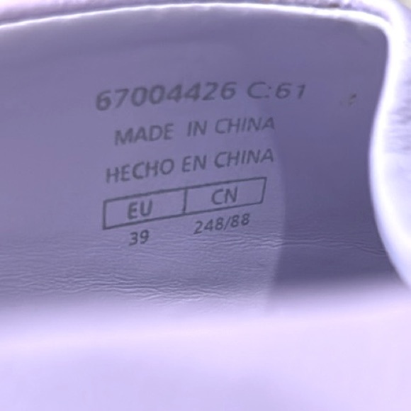 MANGO Womens Lavender Solid Leather Heels Size 8.5 - Picture 13 of 13